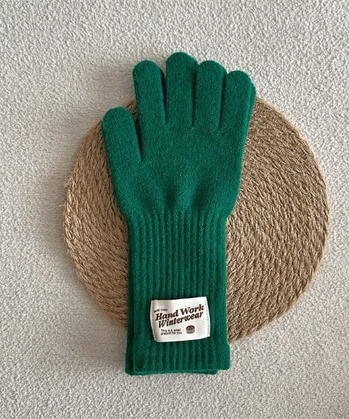 手袋 Cozy Retro Logo Tag Gloves レディース : ZOZOTOWN Yahoo!店