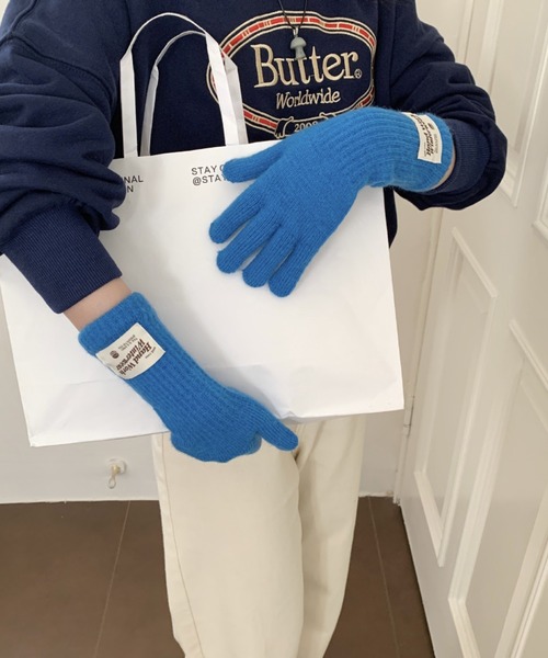 手袋 Cozy Retro Logo Tag Gloves レディース : ZOZOTOWN Yahoo!店