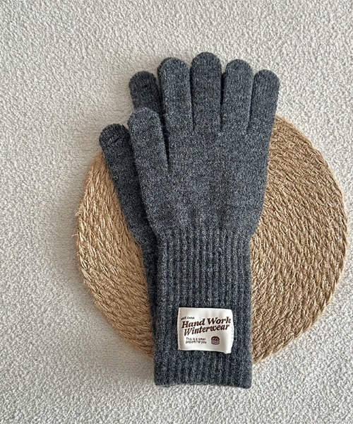 手袋 Cozy Retro Logo Tag Gloves レディース : ZOZOTOWN Yahoo!店