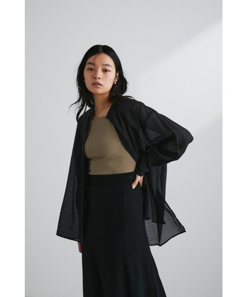 「STYLEMIXER」 長袖ブラウス FREE グレー レディース_画像5