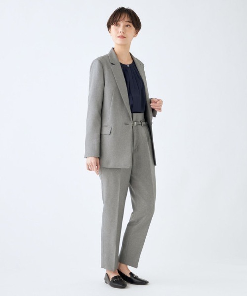 SUIT SELECT パンツスーツ L グレー レディース : ZOZOTOWN Yahoo!店