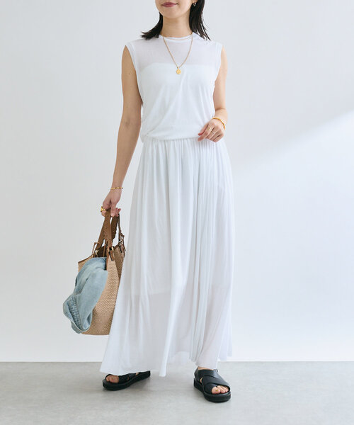 「RIVE DROITE」 ノースリーブワンピース FREE ブラウン レディース_画像2