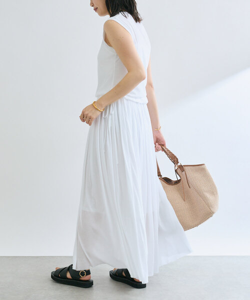 「RIVE DROITE」 ノースリーブワンピース FREE ブラウン レディース_画像4