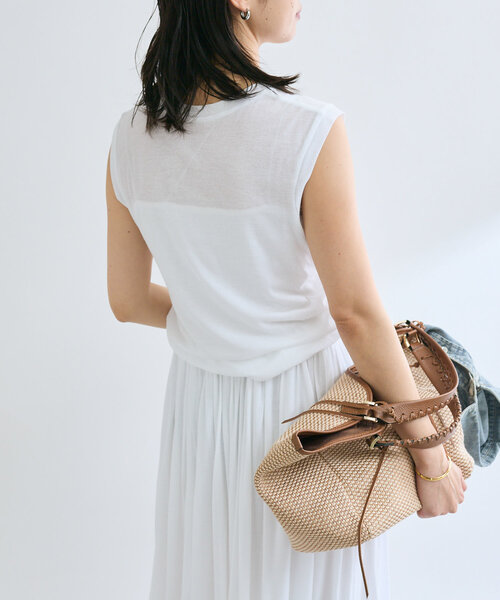 「RIVE DROITE」 ノースリーブワンピース FREE ブラウン レディース_画像8