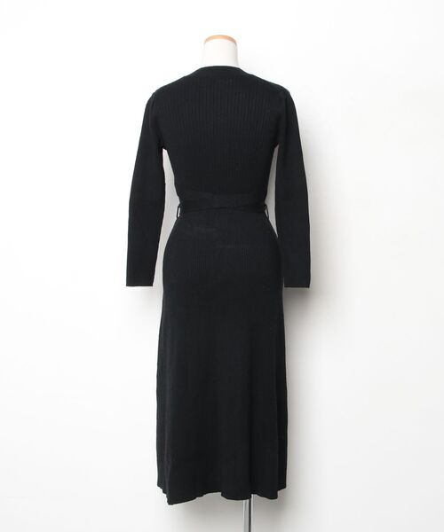 「31 Sons de mode」 ニットワンピース 36 ブラック レディース_画像2