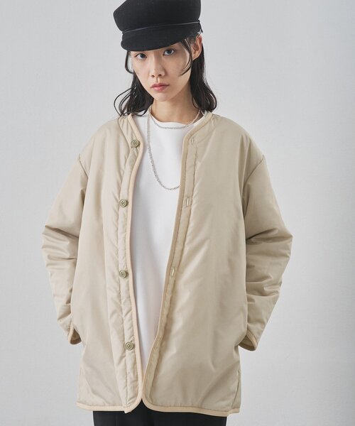 美品✨ウィムガゼット 24SS ミリタリーコート ロング丈 コットン F カーキ Whim Gazette(ウィム ガゼット)｜ミリタリーコート/カーキ の通販