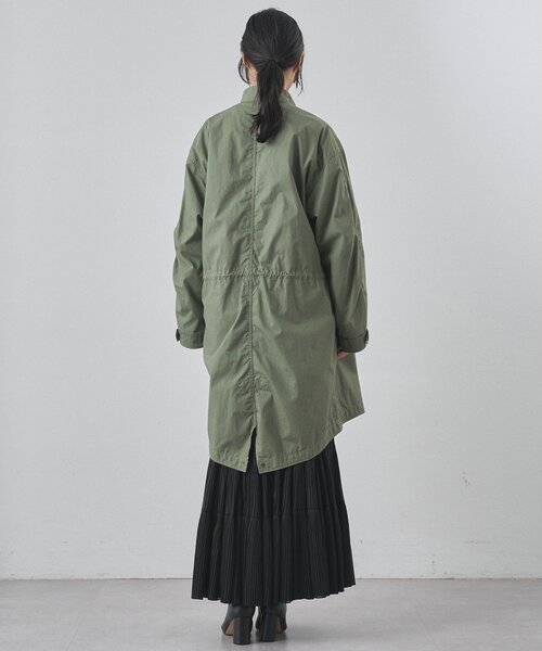 美品✨ウィムガゼット 24SS ミリタリーコート ロング丈 コットン F カーキ Whim Gazette(ウィム ガゼット)｜ミリタリーコート/カーキ の通販