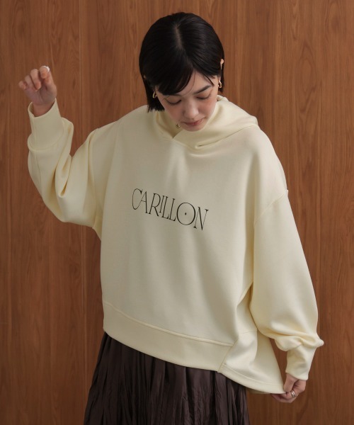 Bou Jeloud（ブージュルード） パーカー シンプルロゴコクーンパーカー 