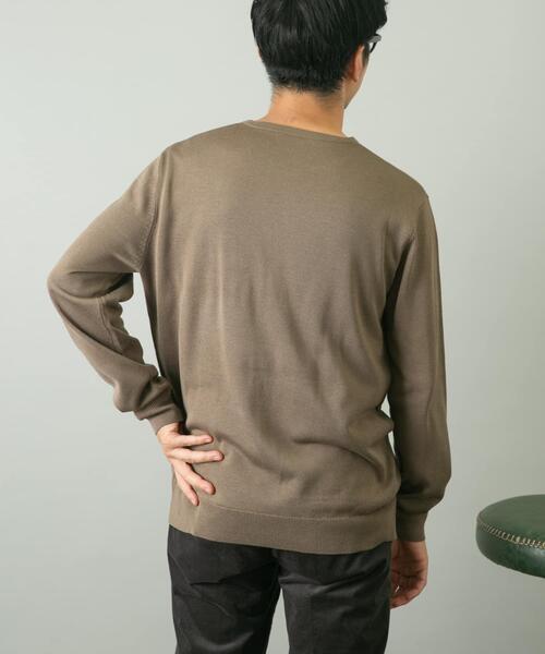 「URBAN RESEARCH ROSSO MEN」 長袖ニット X-LARGE ライトブラウン メンズ_画像5