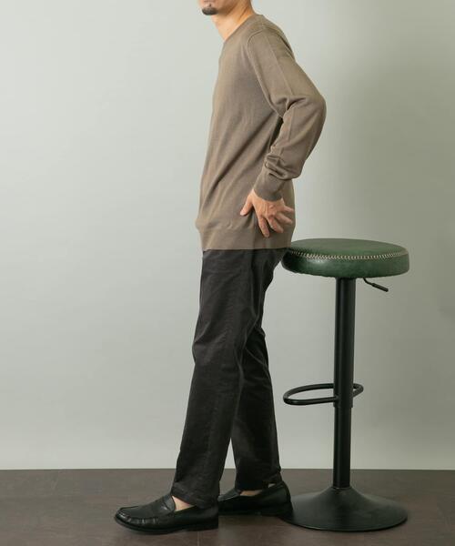 「URBAN RESEARCH ROSSO MEN」 長袖ニット X-LARGE ライトブラウン メンズ_画像8
