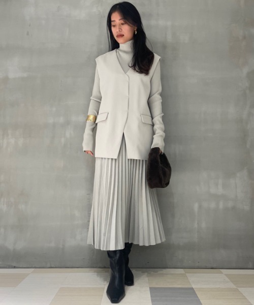 美品⭐︎Mika Owen ミラオーウェン3点セットアップ Mila Owen（ミラオーウェン） セットアップ 0 ブラック レディース