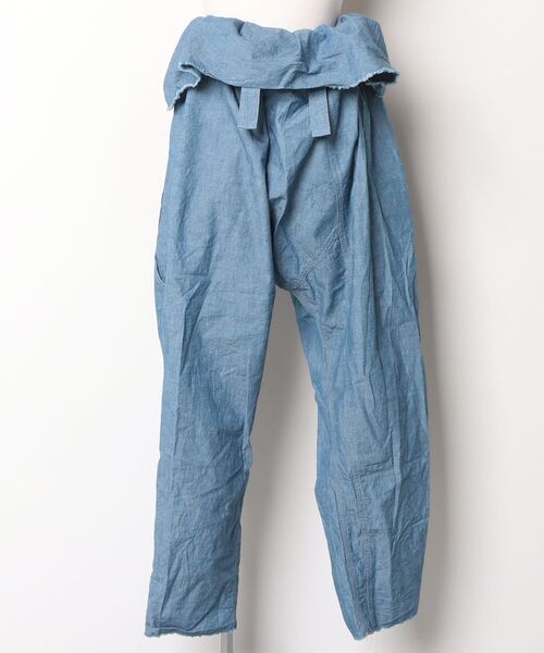 Johnbull（ジョンブル） サルエルデニムパンツ FREE ブルー レディース