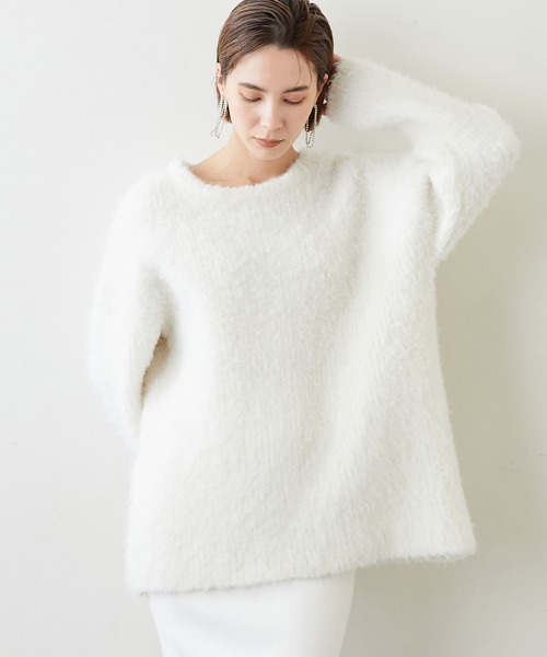 Whim Gazette（ウィム ガゼット） 長袖ニット FREE ブルー レディース