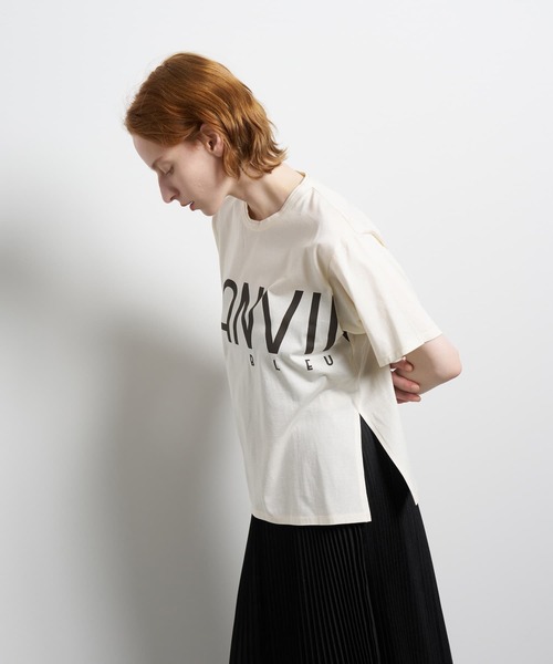 LANVIN en Bleu tシャツ 半袖 “LANVIN EN BLEU” ロゴTシャツ