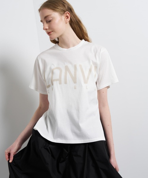 LANVIN en Bleu tシャツ 半袖 “LANVIN EN BLEU” ロゴTシャツ