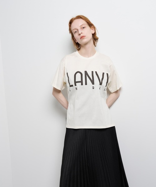 LANVIN en Bleu tシャツ 半袖 “LANVIN EN BLEU” ロゴTシャツ
