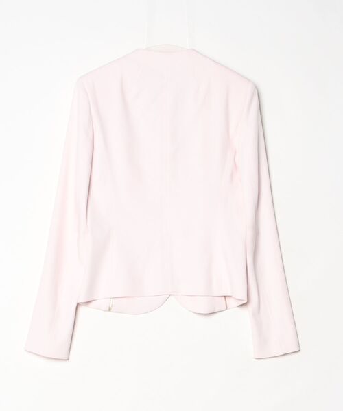 「DECADE」 ノーカラージャケット 6 ピンク レディース_画像2