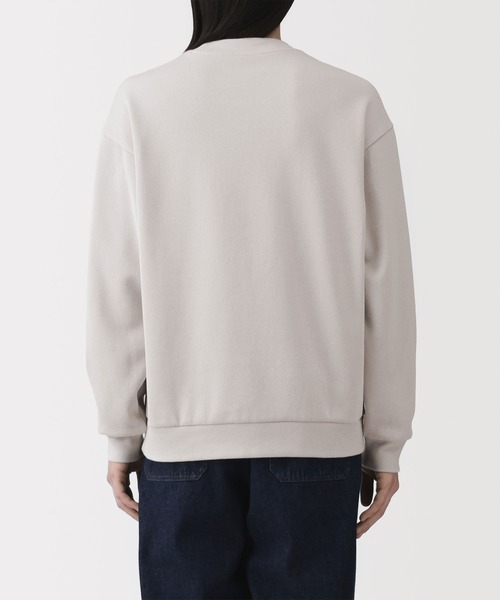 無印良品（MUJI） tシャツ 紳士 二重編みクルーネックプルオーバー