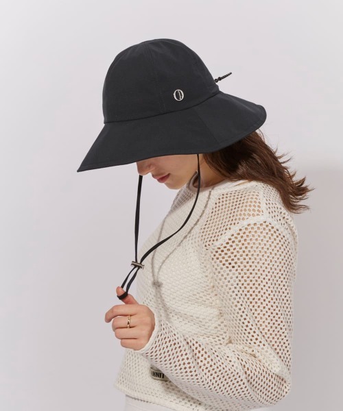 uvカット 帽子 ハット Chapeau d' O  Stretch Mesh Pocket Hat / シャポードオー レディースの画像