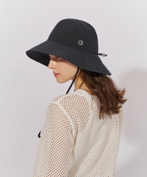 uvカット 帽子 ハット Chapeau d' O  Stretch Mesh Pocket Hat / シャポードオー レディースの画像
