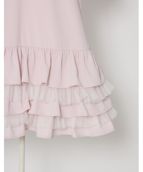 Lolime by mellfy memory ワンピース 半袖 hooded frill ruffle mini