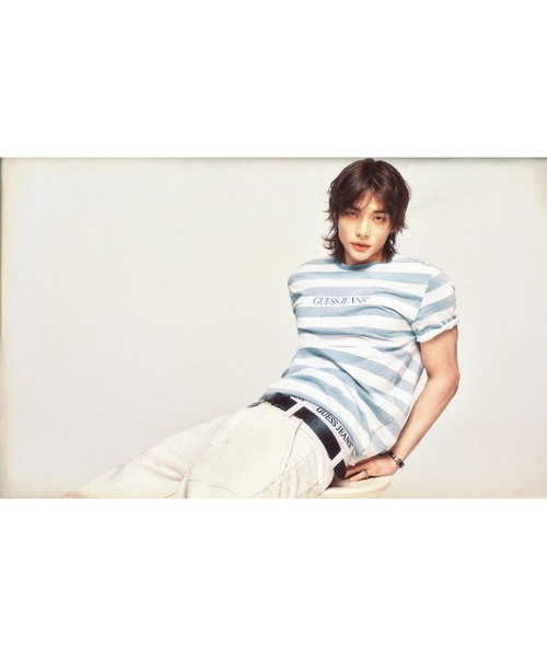 tシャツ GUESS JEANS Short Sleeves Crew Neck Regular Striped Yd Tee 