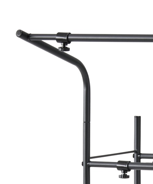 PEARL LIFE 家具 スタイリッシュ タオル掛付ランドリーラック