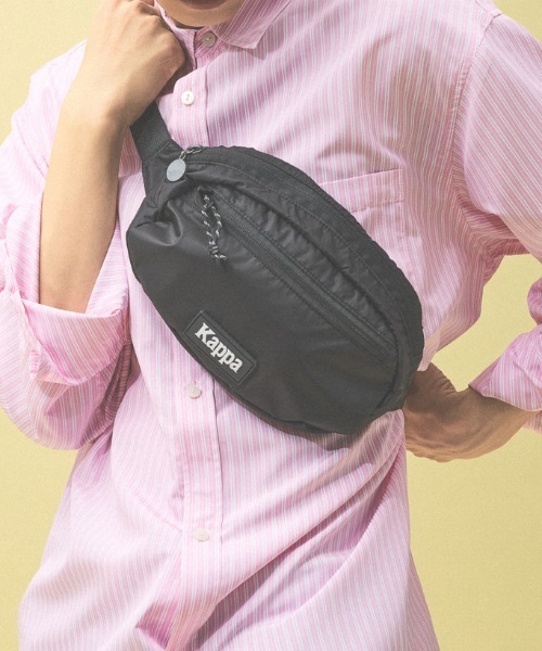 PIENI（ピエニ） ウエストポーチ PIENI WAIST BAG PVC×ピッグレザー