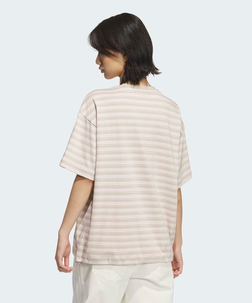  半袖　Tシャツ　ストライプ　Mサイズ adidas（アディダス） adidas tシャツ 半袖 スタジアム クローム