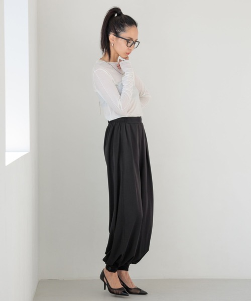 パンツ 「HEREIAM」ドレープバルーンパンツ レディース_18