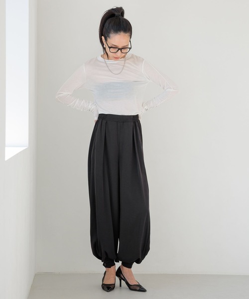 パンツ 「HEREIAM」ドレープバルーンパンツ レディース_19