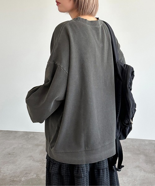 「apres jour mignon」 スウェットカットソー X-LARGE パープル レディース_画像6