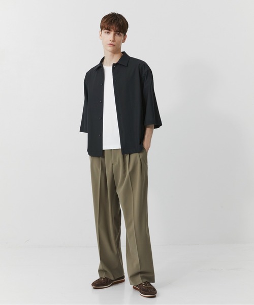 PUBLIC TOKYO ウーリーワイドバレルスラックス　美品　ブラウン系 PUBLIC TOKYO（パブリックトウキョウ）の「ウーリーワイドバレル
