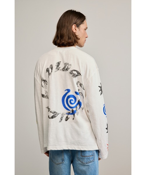 Desigual（デシグアル） tシャツ ジオメトリック グラフィック ロングT
