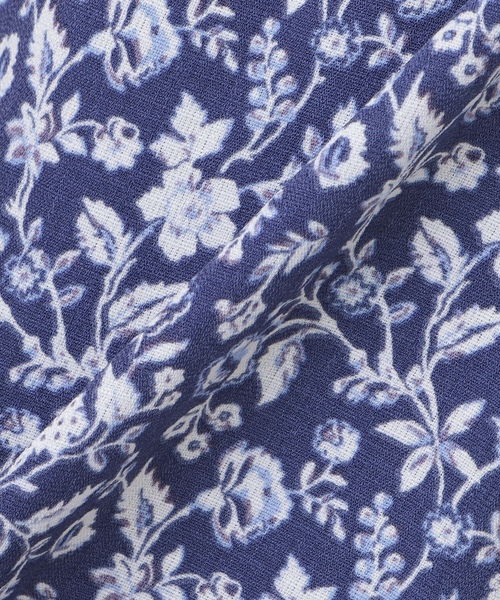 「Afternoon Tea」 7分袖ブラウス MEDIUM ブルー レディース_画像3