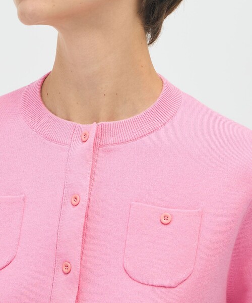 「CABaN」 ニットカーディガン X-SMALL ボルドー レディース_5