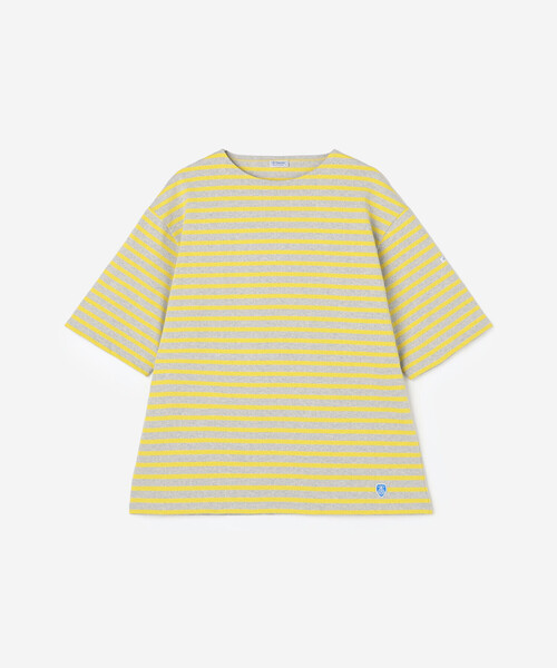 tシャツ ORCIVAL | コットンロード クルーネック 半袖バスクシャツ MEN メンズ レディースの画像