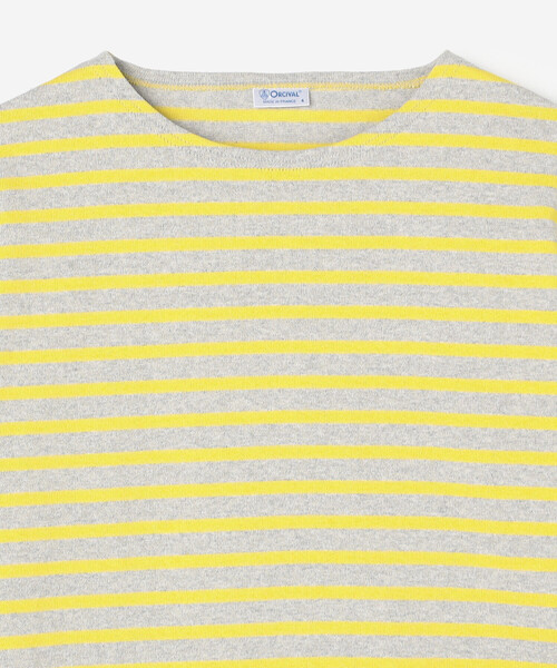 tシャツ ORCIVAL | コットンロード クルーネック 半袖バスクシャツ MEN メンズ レディースの画像