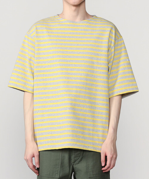 tシャツ ORCIVAL | コットンロード クルーネック 半袖バスクシャツ MEN メンズ レディースの画像