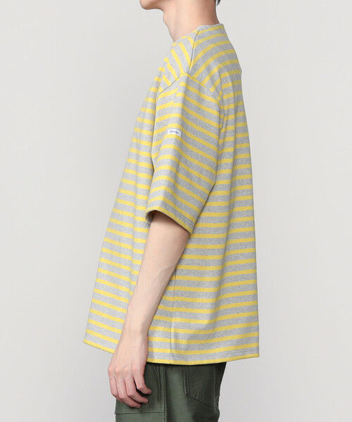 tシャツ ORCIVAL | コットンロード クルーネック 半袖バスクシャツ MEN メンズ レディースの画像