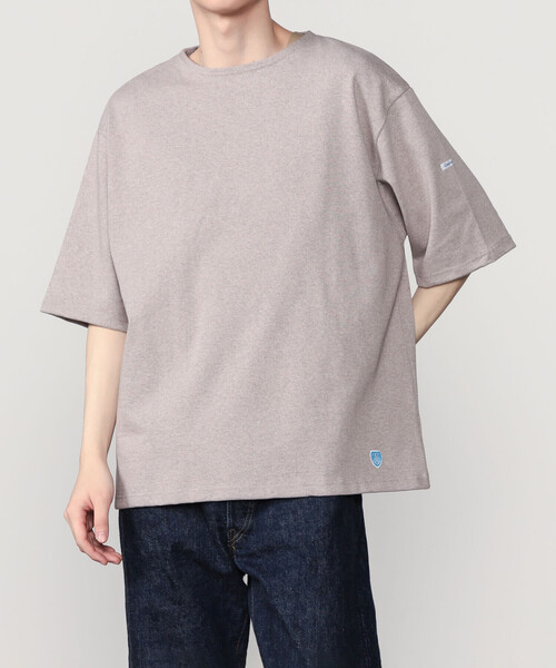 tシャツ ORCIVAL | コットンロード クルーネック 半袖バスクシャツ MEN メンズ レディースの画像