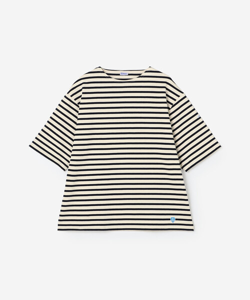 tシャツ ORCIVAL | コットンロード クルーネック 半袖バスクシャツ MEN メンズ レディースの画像