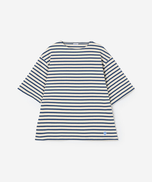 tシャツ ORCIVAL | コットンロード クルーネック 半袖バスクシャツ MEN メンズ レディースの画像