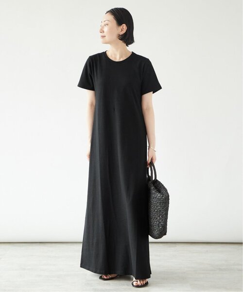 「VERMEIL par iena」 Tシャツワンピース 36 ブラック レディース_画像2