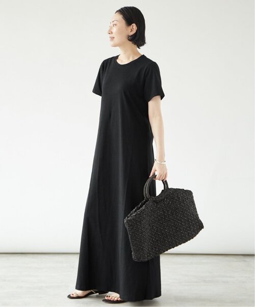 「VERMEIL par iena」 Tシャツワンピース 36 ブラック レディース_画像3