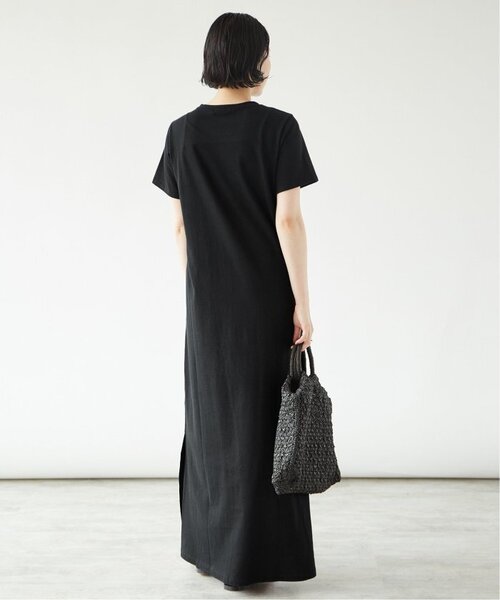 「VERMEIL par iena」 Tシャツワンピース 36 ブラック レディース_画像4