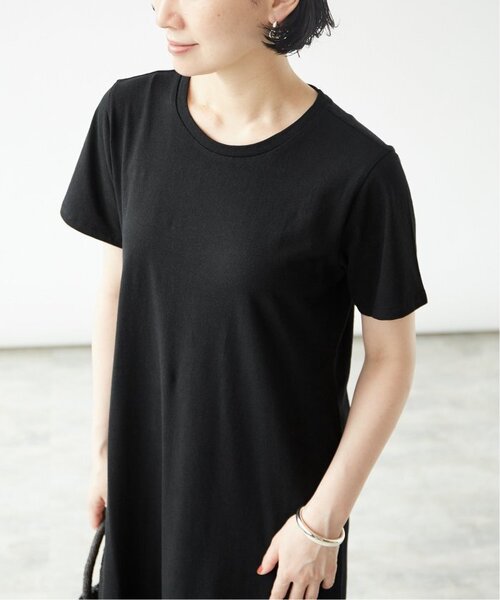 「VERMEIL par iena」 Tシャツワンピース 36 ブラック レディース_画像5