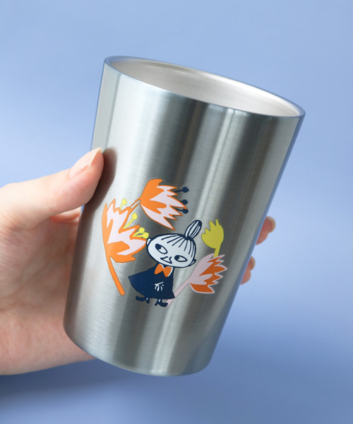 新品260mlムーミンステンレスボトル コーヒーカップ MOOMIN（ムーミン） タンブラー リトルミイ フラワー コンビニ