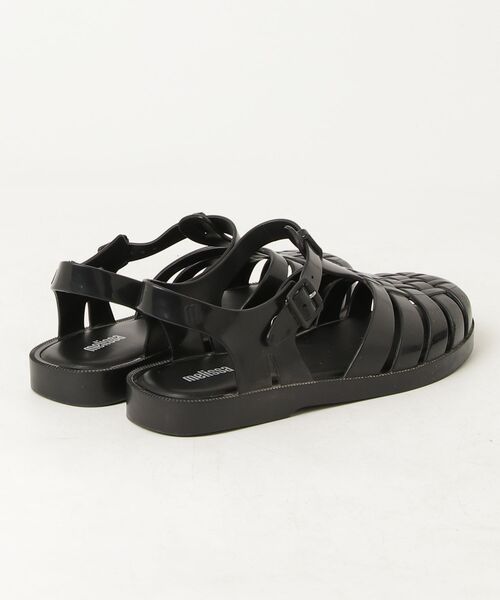「melissa」 フラットサンダル 24cm ブラック レディース_画像2