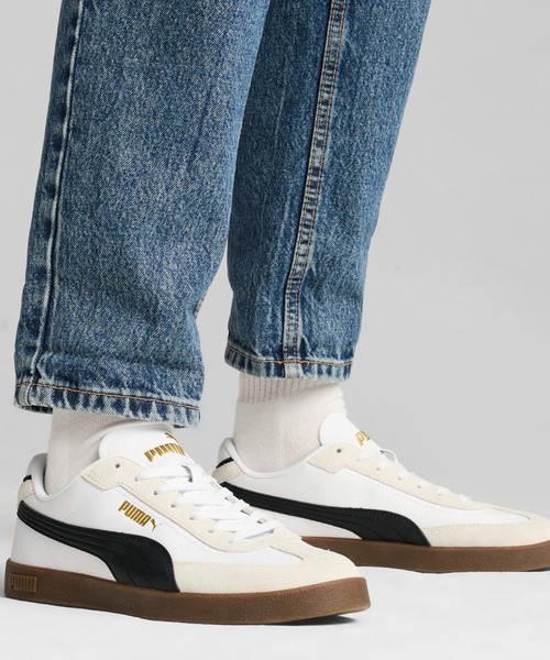 PUMA（プーマ） ローカットスニーカー 23.5cm ホワイト×ブラック 